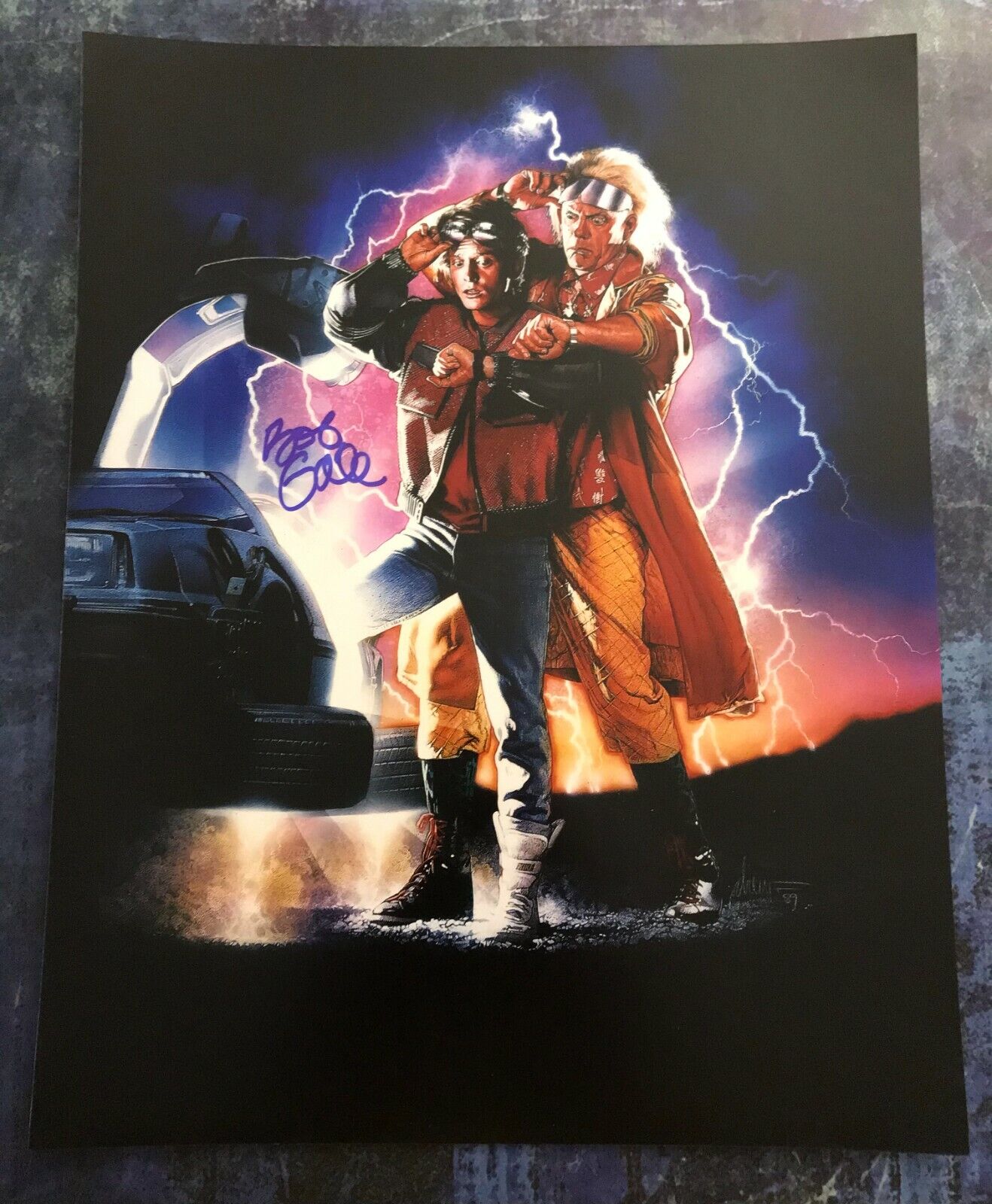 GFA Back to the Future Writer * BOB GALE * Signed 11x14 Photo Poster painting B6 COA