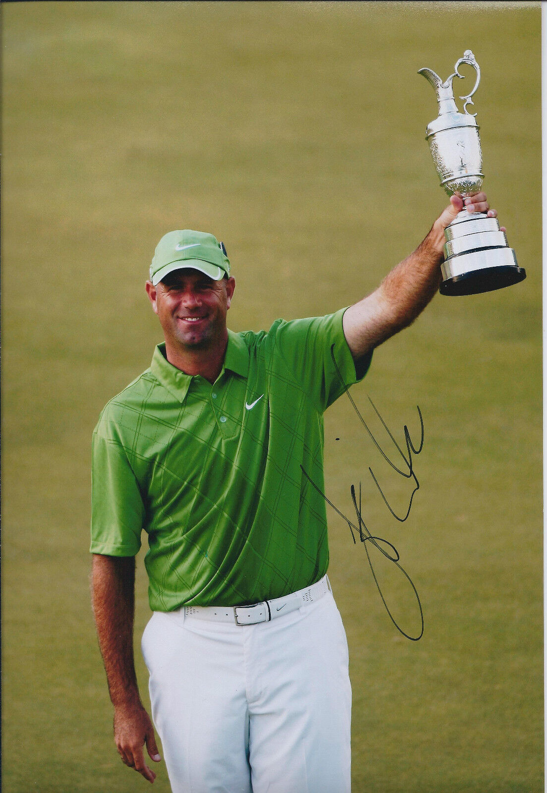 Stewart CINK SIGNED Autograph 12x8 Photo Poster painting AFTAL COA Golf Open Winner TURNBERRY