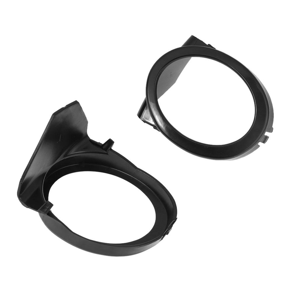 

1 Pair Fog Light Plastic Trim Ring Covers Black for BMW E46 M3 2001-2006, 501 Original