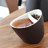 Innovative Tilted Tea Cup With Integrated Filter