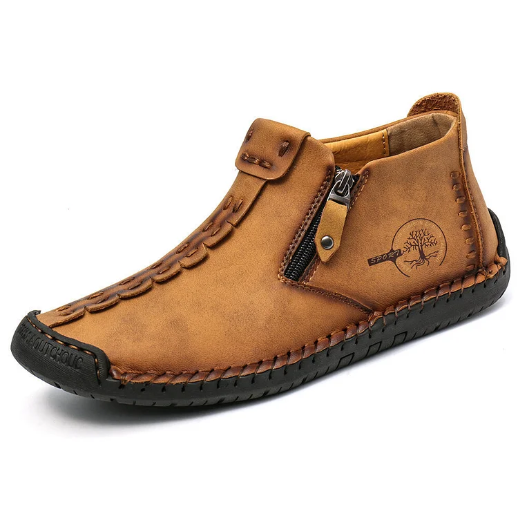 Men's Barefoot Shoes Handmade Slip Resistant Ankle Boots