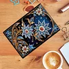 (US Local)DIY Special Shaped Flower 50 Pages Diamond Painting Notebook Kit