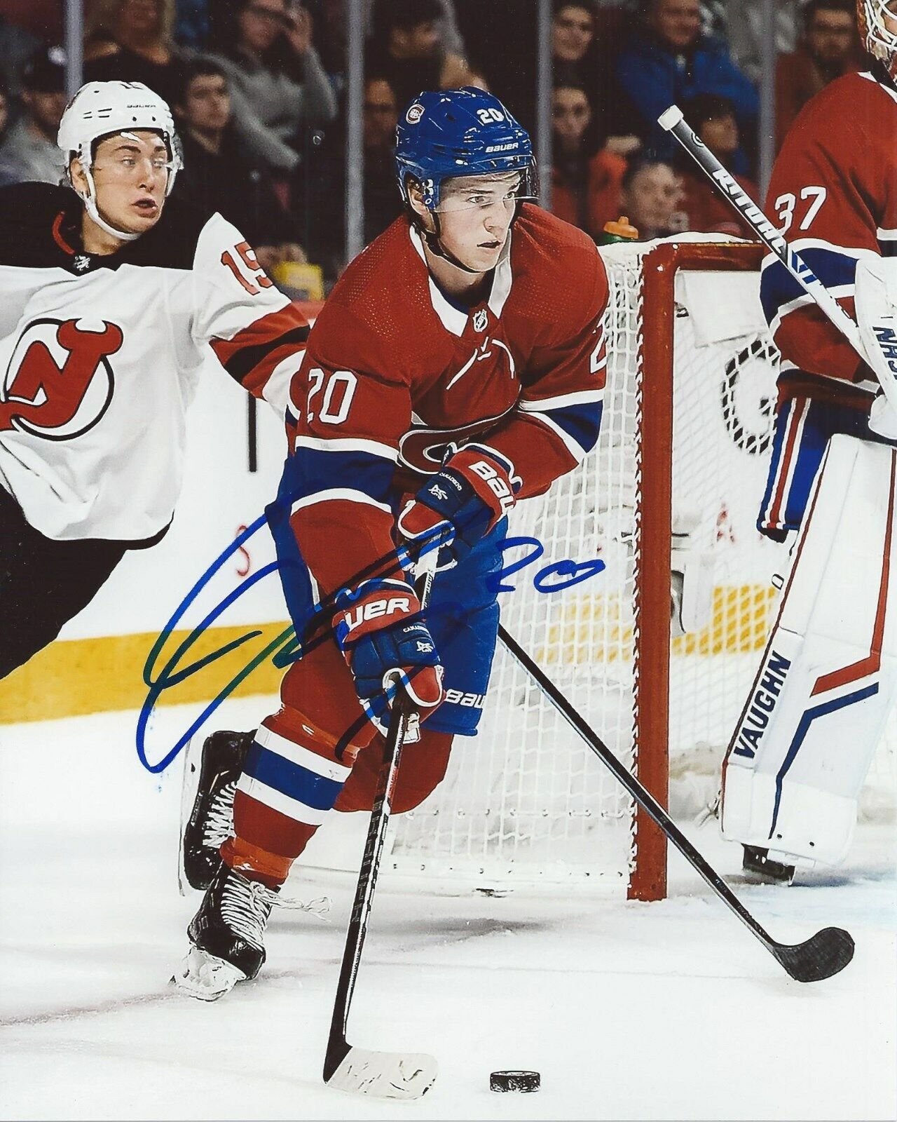 Cale Fleury Signed 8x10 Photo Poster painting Montreal Canadiens Autographed COA B