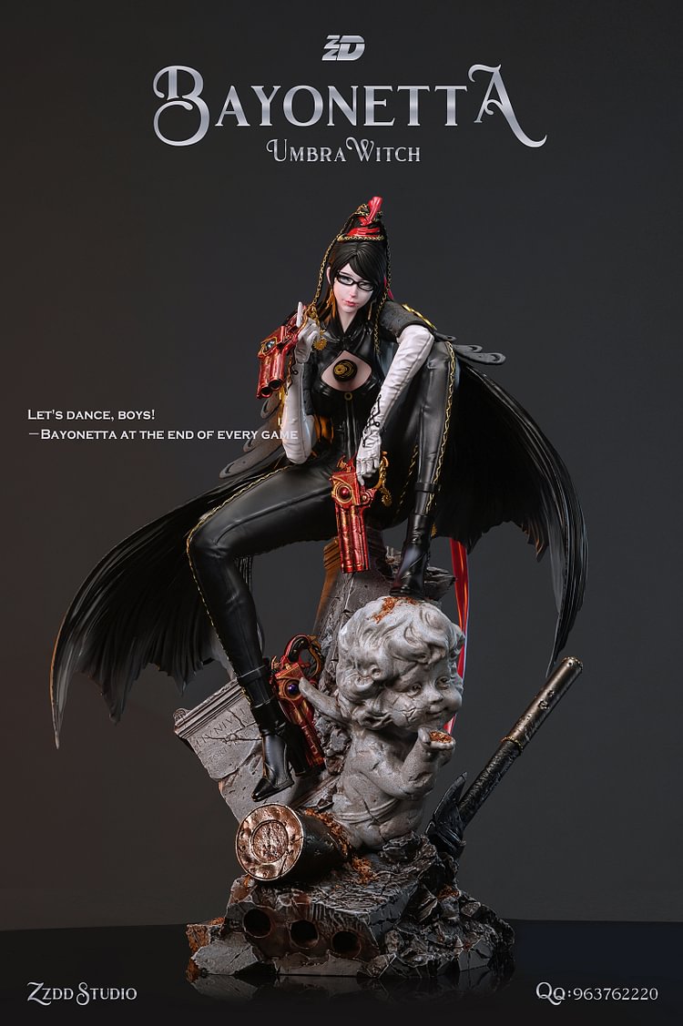【Pre-order】1/4 Scale Umbra Witch Bayonetta - Bayonetta Resin Statue - ZZDD Studios