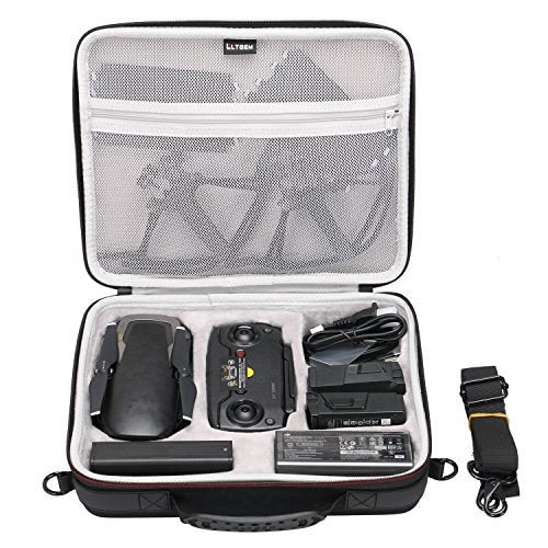 LTGEM EVA Hard Case for DJI Mavic Air Drone - Fits Drone, Batteries, Controller, Charger and Accessories