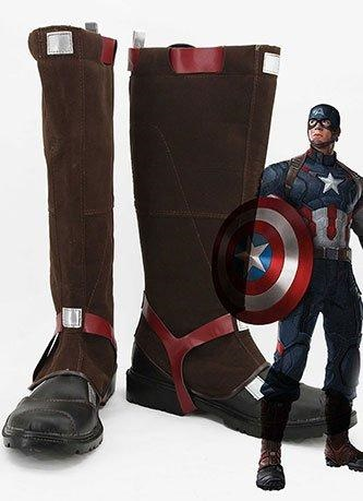 Avengers Age Of Ultron Captain America Steve Rogers Cosplay Shoes