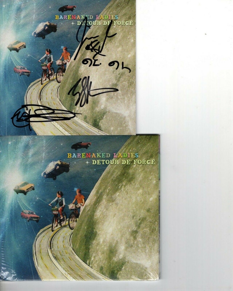 Barenaked ladies signed detour de force cd insert rare! full group