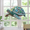 Meeresschildkröten 2d flache DIY hängende Diamant Kunst Kit Wandaufhängung Kunst für Wohnkultur