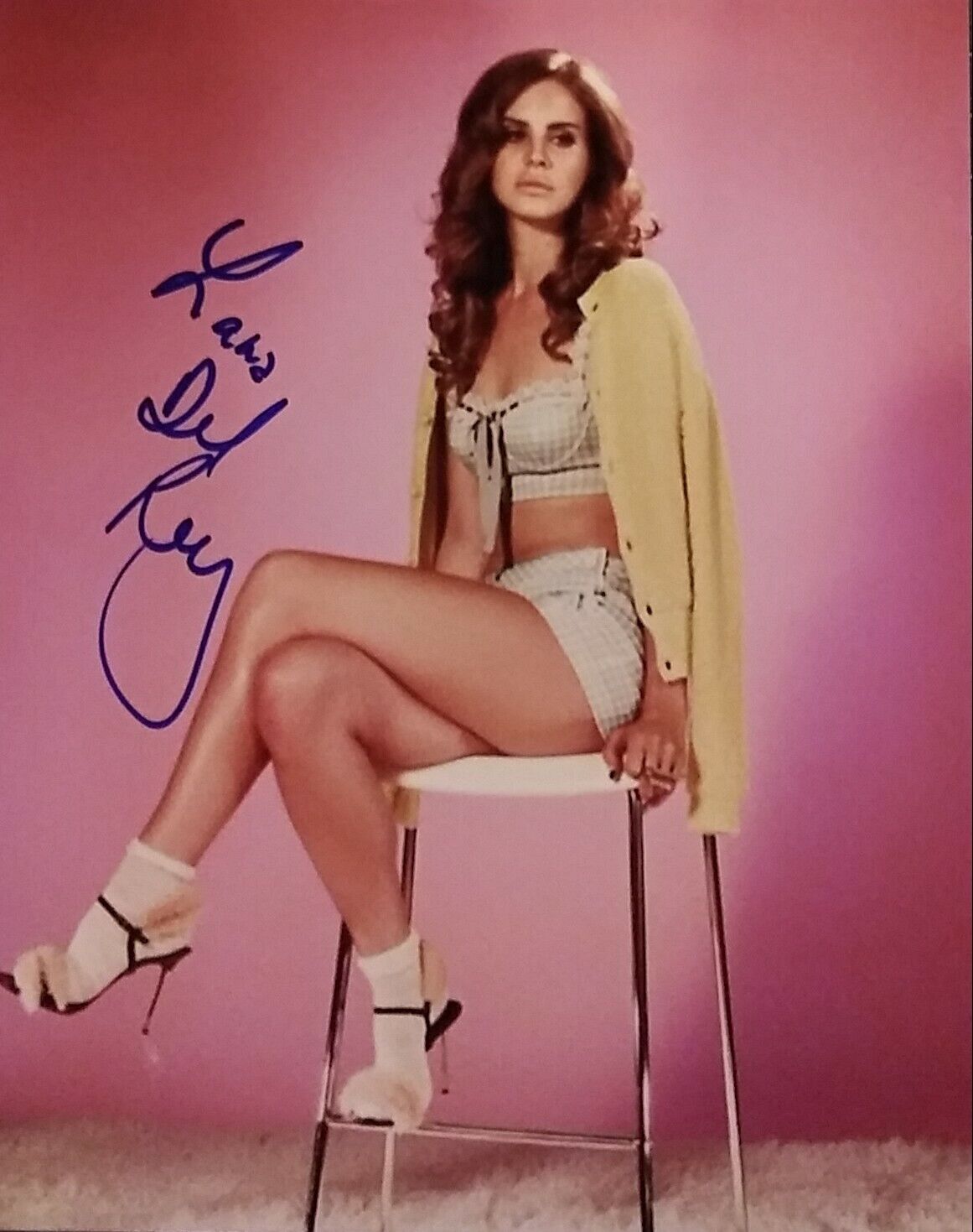 Lana Del Rey signed 8x10