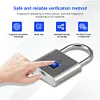 O10 Waterproof Smart Fingerprint Door Lock 0.5sec Unlock Anti-theft Padlock