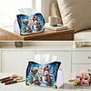 Joy To The World DIY PULeather Diamond Painting Tissue Box for Adults Beginners Large Size Diamond Art Paper Storage Holder for Living Room Bathroom Table Decor