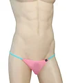Men's Ice Silk Contrast Color Thong