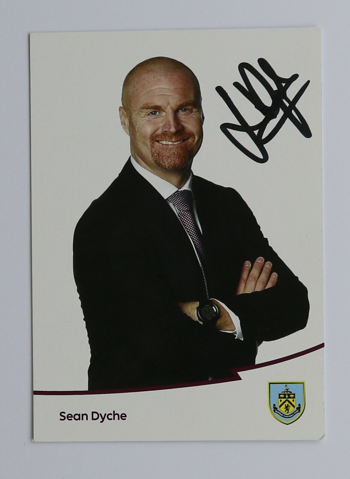 Sean Dyche Signed 6x4 Photo Poster painting Card Burnley Manager Autograph Memorabilia + COA