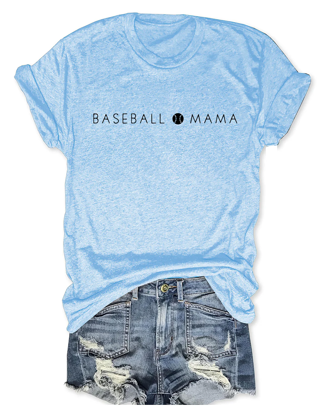 Women's Baseball Mama T-shirt 