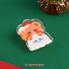 20PCS Christmas Theme Acrylic Paper Photo Pins Student Stationery Snacks Bag Clips