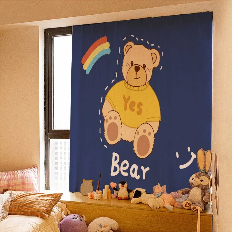 Nigikala Kawaii Tapestry Velcro Shading Curtains Background Cloth Hanging Cloth Bedroom Wall Decoration Children Room Layout 2021 New