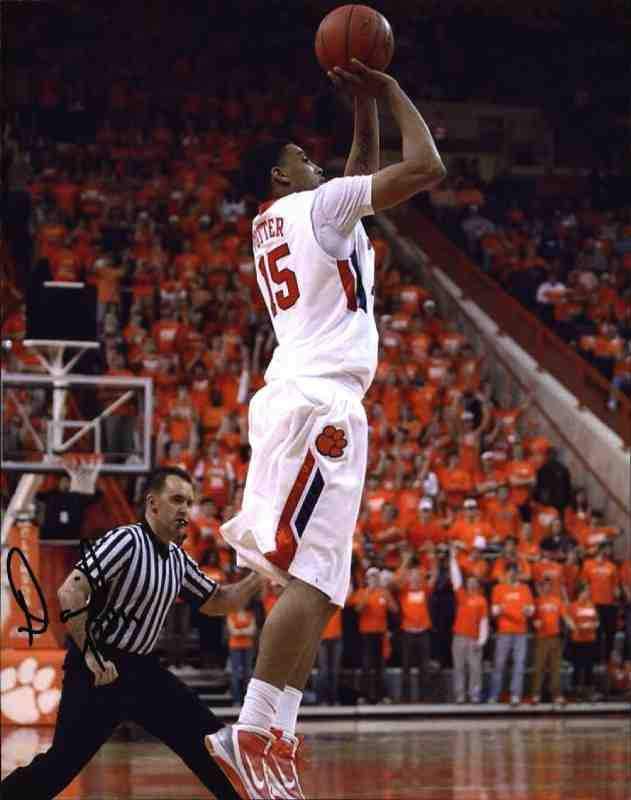 David Potter signed NBA basketball 8x10 Photo Poster painting W/Certificate Autographed 005