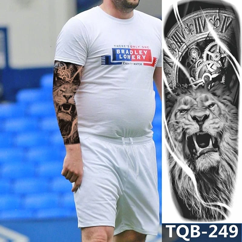 Large Temporary Tattoos Full Arm Tattoo Sleeves for Men Women