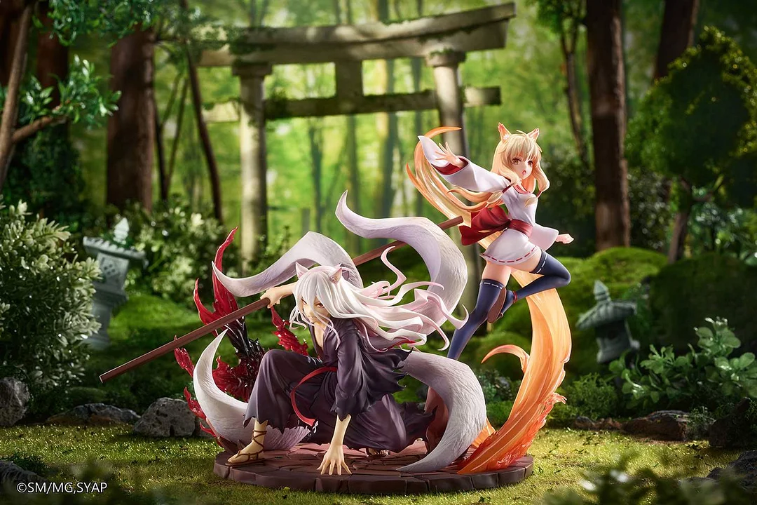 1/7 Scale Tama Youko & Jinka Yamato - Sengoku Youko: Yonaoshi