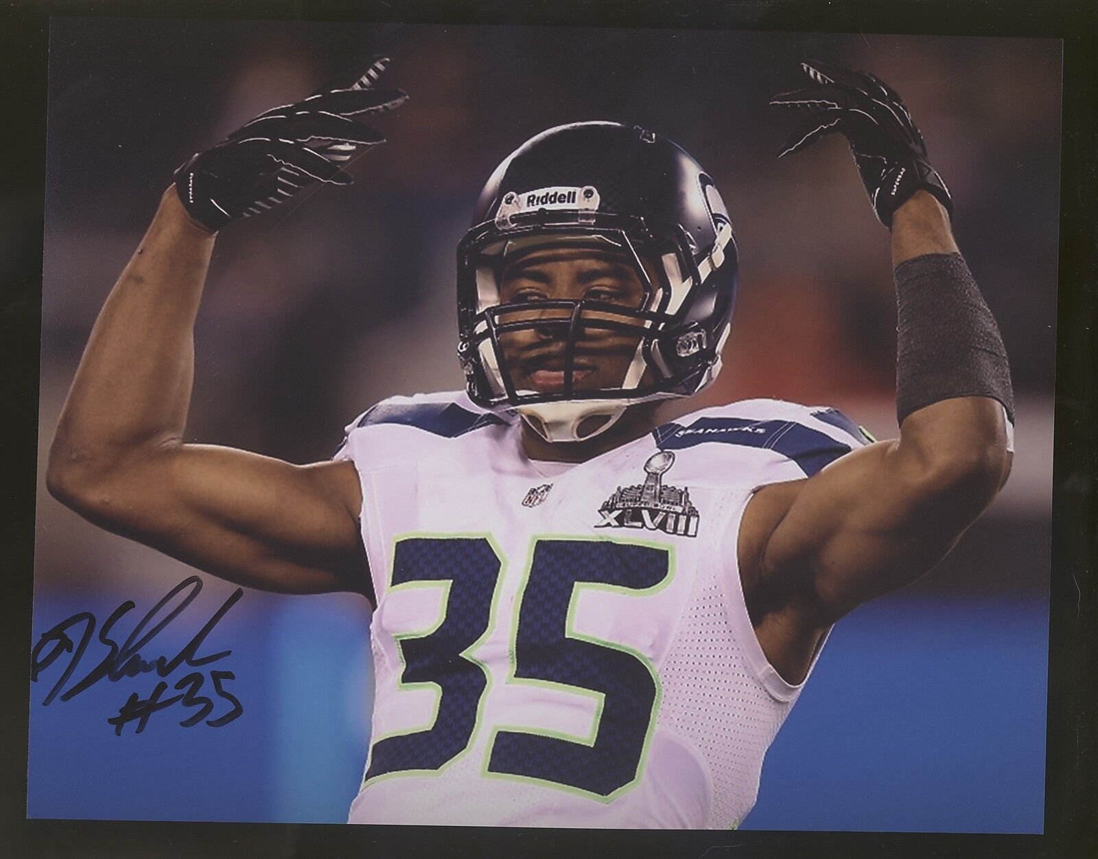 DeShawn Shead 8x10 Photo Poster painting Autographed Signed AUTO Seahawks SBXLVIII Champ SPH 331