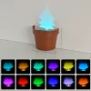 Flower Pot Projection Night Light Home Decoration Color Charging Night Light