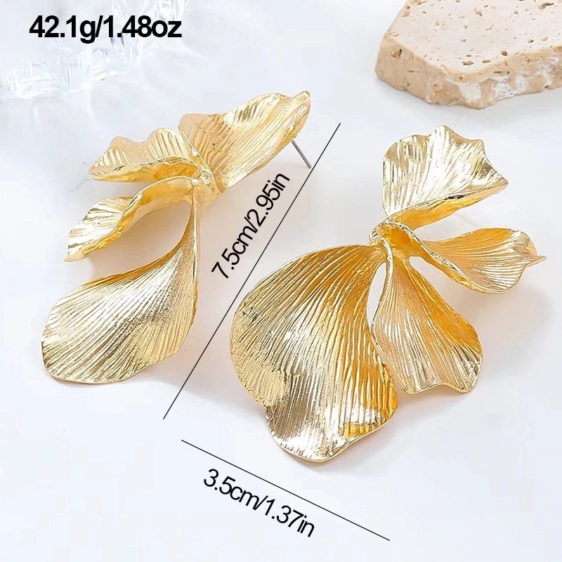 1 Pair Y2K Sweet Minimalist Geometric Flower Inlay Alloy Pearl Ear Studs