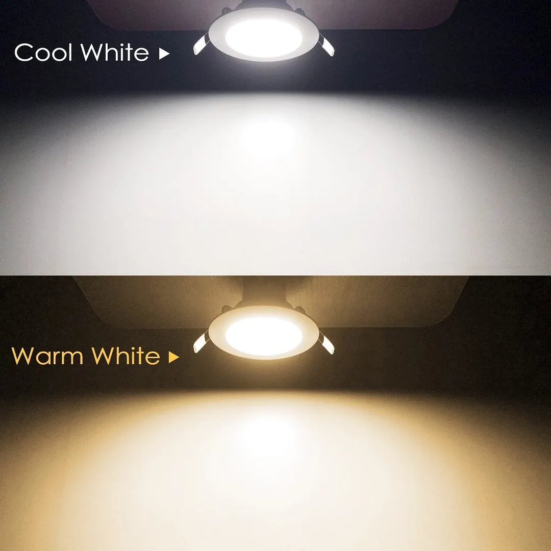 Dimmable LED Spot light 7W round downlight RGB Recessed Spot Ceiling ...