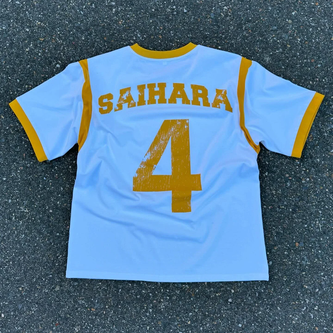 NO.4 Saihara patchwork T-shirt