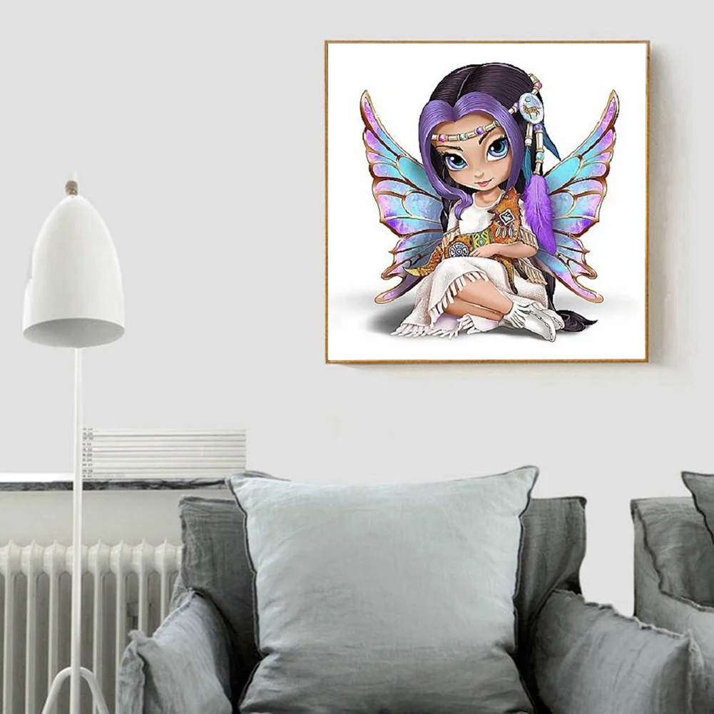 Full Round Diamond Painting 40*40cm - Big Eyes Doll