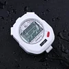 Digital Stopwatch Chronograph Sports Timer Stop Watch (White/ 100 Tracks)