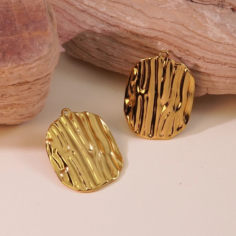 1 Pair Exaggerated Luxurious Minimalist Geometric 304 Stainless Steel Imitation Gold  Ear Studs