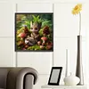 Groot-Peinture diamant ronde compl&egrave;te-40*40cm