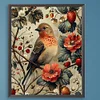 (US Only)Paint By Numbers Kit On Canvas DIY Oil Art Flower Bird Home Wall Decor 40x50cm