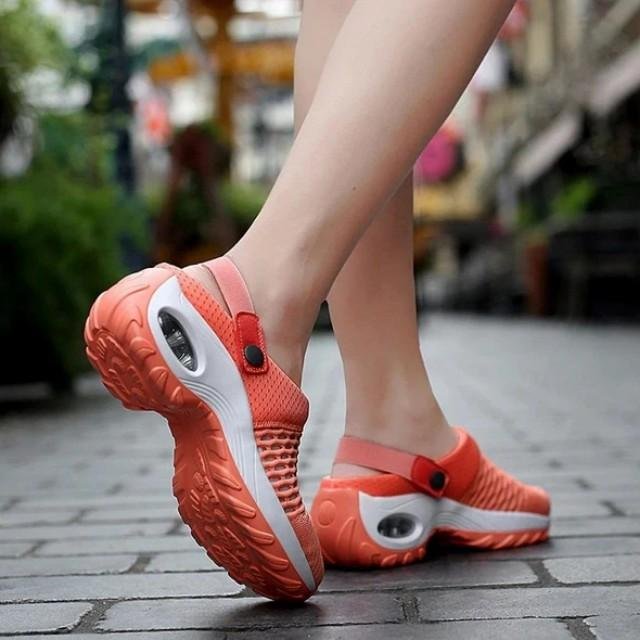 Women Walking Shoes Air Cushion Orthopedic Slip-On Shoes