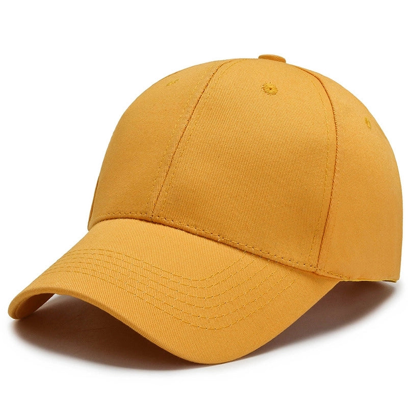 Advertising Hat Travel Agency Baseball Cap Volunteer Cap Pure Cotton Glossy Cap Men’s And Women’s Printed Logo Military Training Cap Peaked Cap