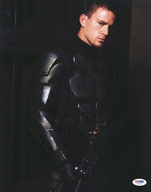 Channing Tatum G.I. Joe Signed Authentic 11X14 Photo Poster painting Autographed PSA/DNA #V29222