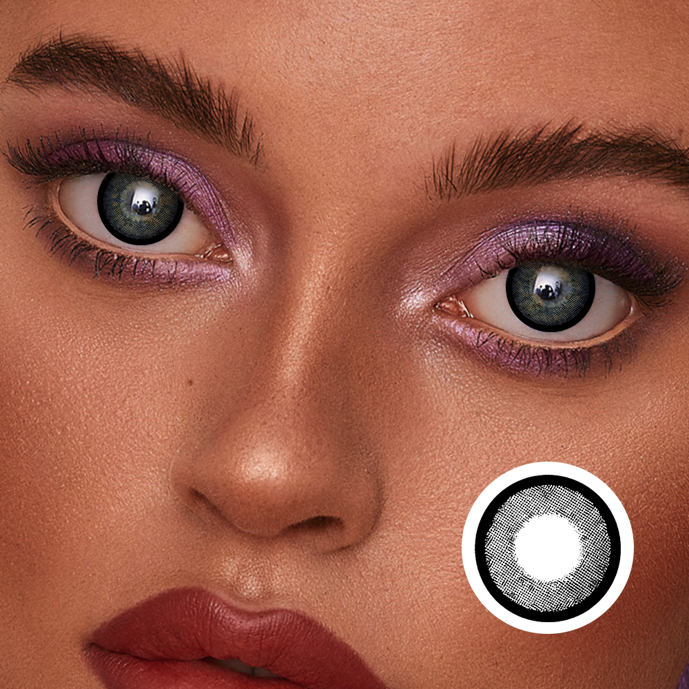 Lan gray Yearly Colored Contacts Prescription Colored Contacts Lenses