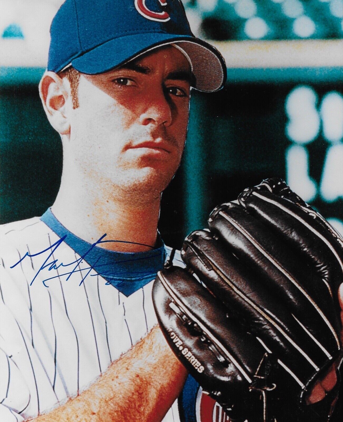 MARK PRIOR 'CHICAGO CUBS' ALL-STAR PITCHER SIGNED 8X10 PICTURE *COA 1