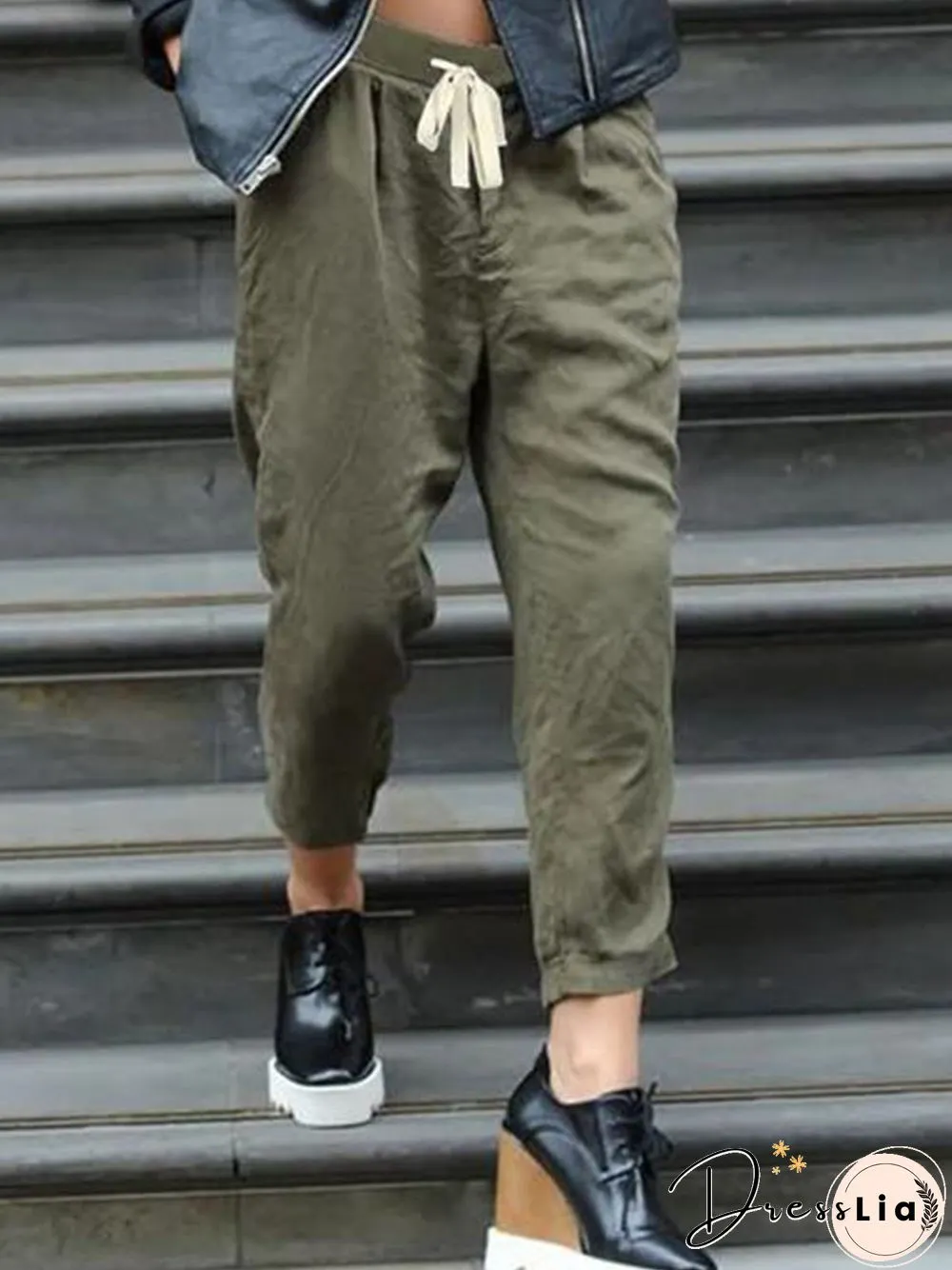Cotton-Blend Pants
