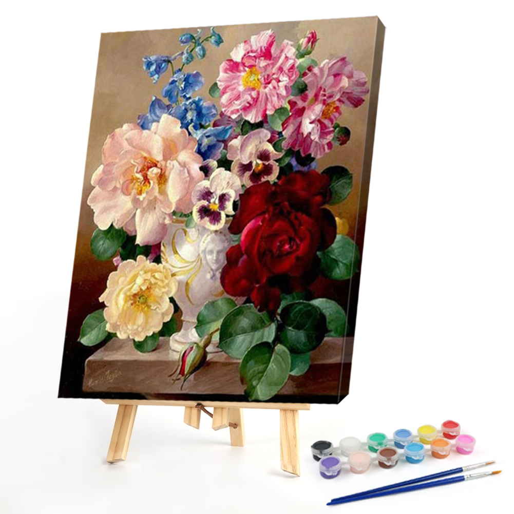 

40*50CM - Paint By Numbers - A Bouquet, 501 Original