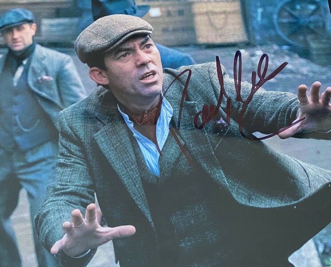 PACKY LEE - JOHNNY DOGS - PEAKY BLINDERS ACTOR - SUPERB SIGNED Photo Poster paintingGRAPH
