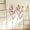 5 Stems Artificial Red Winterberry Fruit Christmas CNY Decor