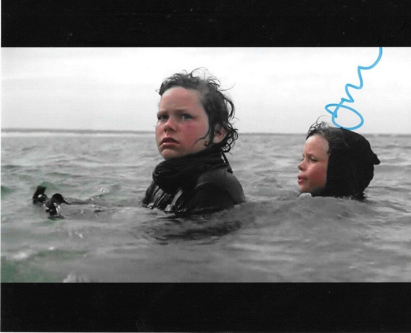 * JONATHAN SEARLE * signed 8x10 Photo Poster painting * JAWS * FAKE SHARK FIN * PROOF * COA * 3