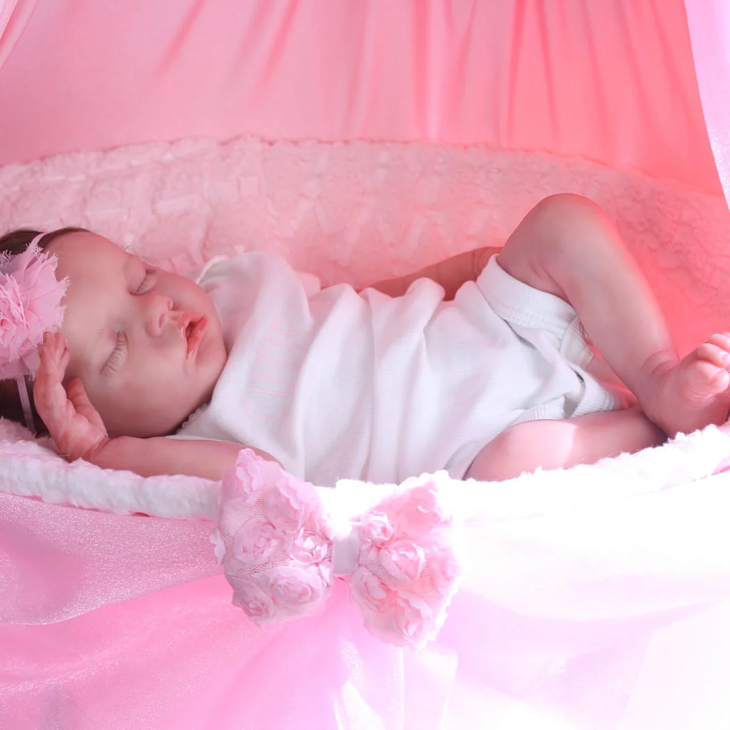 17" Lifelike Handmade Silicone Reborn Asleep Newborn Girl Babies Doll Named Anastasia -Creativegiftss® - [product_tag] RSAJ-Creativegiftss®
