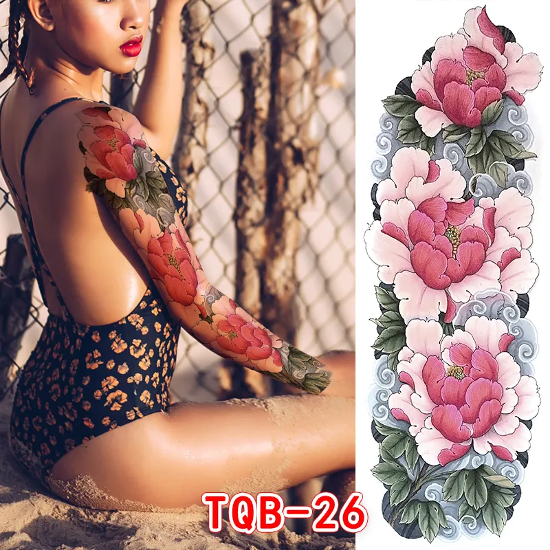 Sdrawing Temporari Tattoo Sticker for Men Death Skull Henna Skeleton King Animal Arm Leg Tatoo Pattern Fake Tattoo for Woman