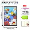 50 Pages A5 DIY Special Shaped Diamond Painting Diary Notebook Kit (Cartoon Bee)