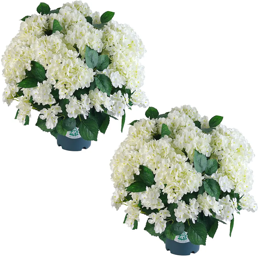 🔥Hot Sale 70% OFF🔥Artificial Outdoor Hydrangea Flowers - UV resistant. Waterproof. Windproof