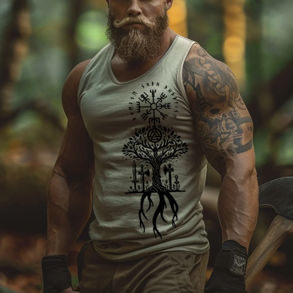 Viking Sleeveless T-Shirt-inspireuse