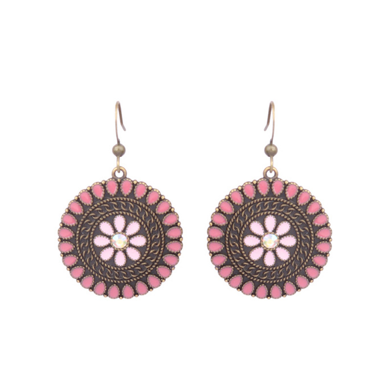 Women's Bohemian Exotic Water Drop Flower Earrings