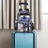 PVC Clear Outdoor Backpack Multi Pocket Transparent Sports Backpack Hiking Bag